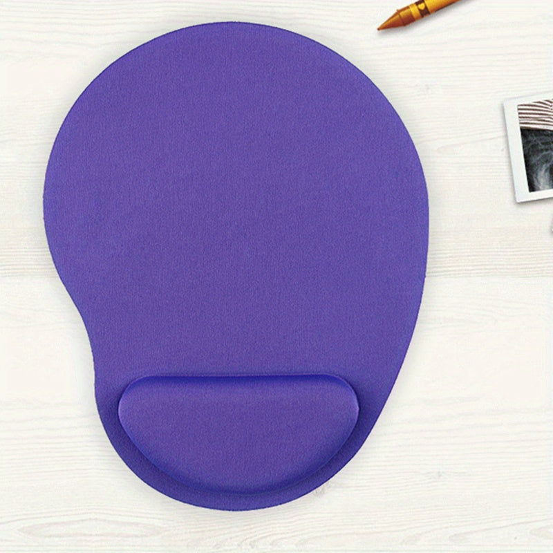 Ergonomic EVA Wrist Support Cushion with Memory Foam Mouse Pad for Office or Computer Use