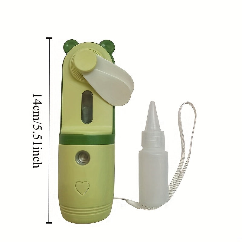 Mini USB Fan Handheld Rechargeable Touch-Proof Safety for Camping Office Travel