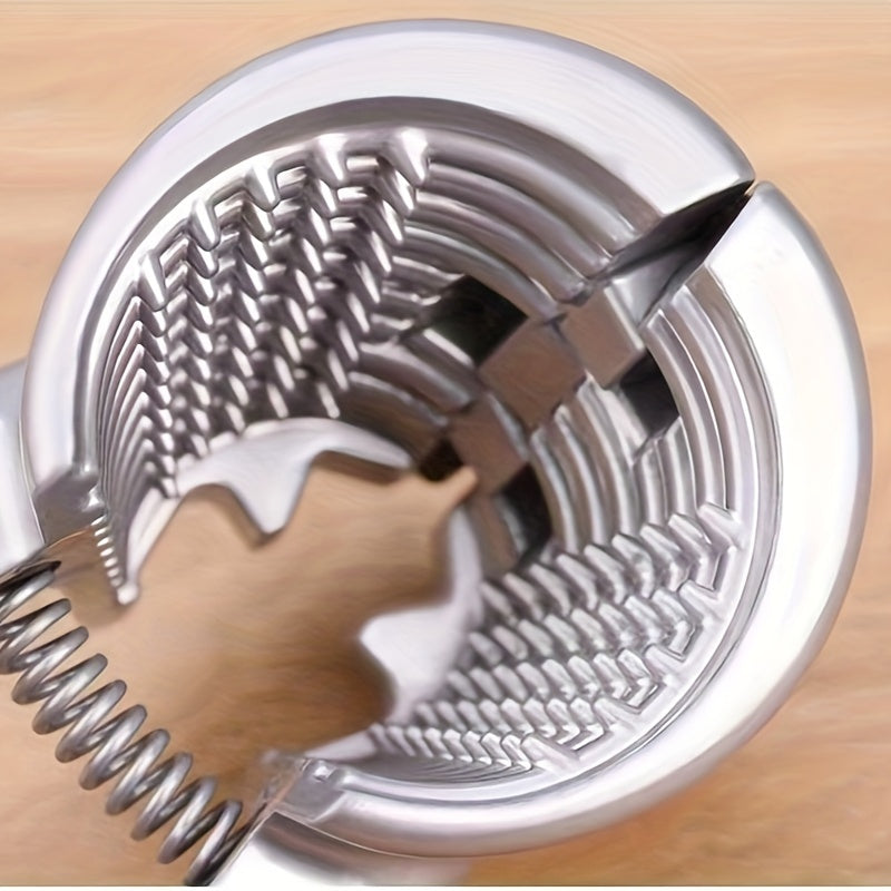 Stainless Steel Nutcracker for Walnuts Hazelnuts and Pine Cones Kitchen Tool