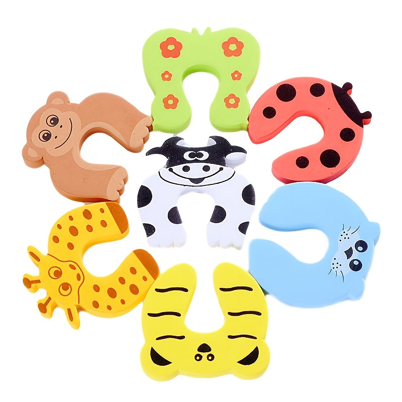 Set of 5 Animal Foam Baby Child Safety Door Stoppers for Christmas Halloween Thanksgiving