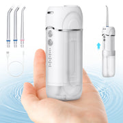 Irrigador dental inalámbrico portátil con 5 modos y 4 chorros