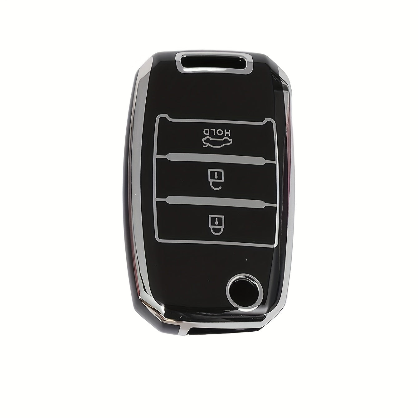 Universal TPU Soft Car Key Cover for Folding 3-Key Protector