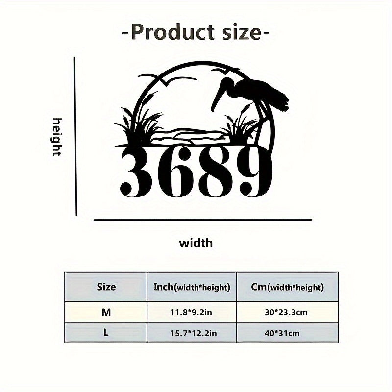 Customizable Baby Birth Announcement Yard Sign Durable Metal Outdoor Decor