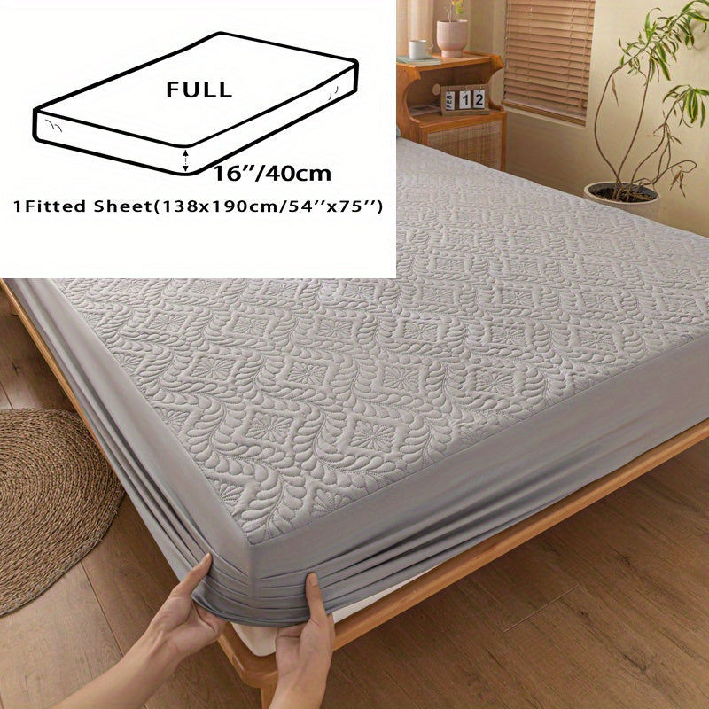 Set of 2 Waterproof Mattress Protector Pillowcases 3D Air Bamboo Breathable Soft
