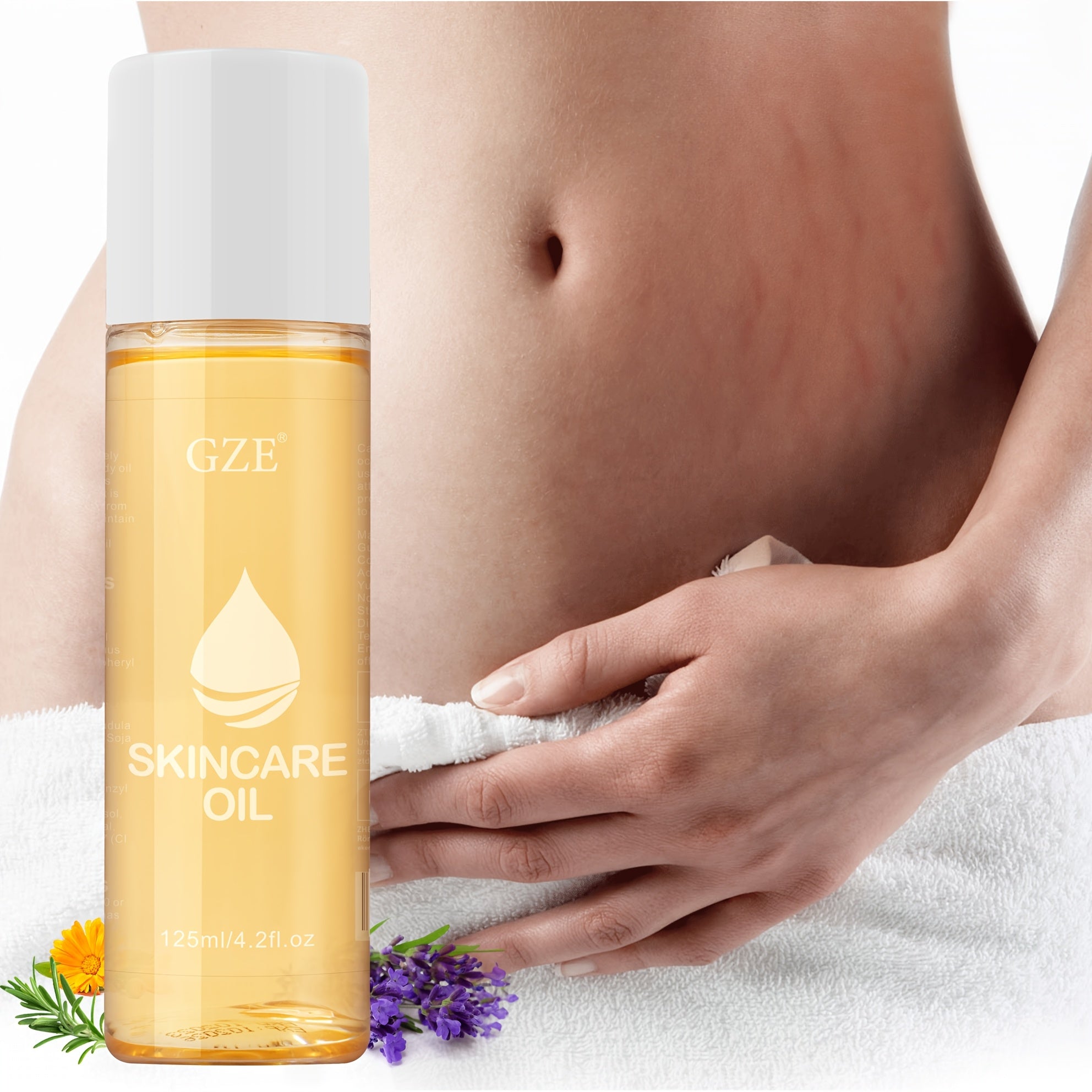 Hydrating Nourishing Skin Massage Oil for All Skin Types with Vitamin E and Glycerin