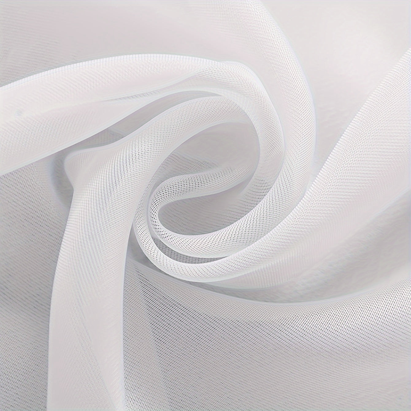 Cortina transparente con barra de una sola sombra para sala de estar, dormitorio, cocina y baño