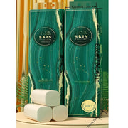 Zarif va yumshoq bambuk hojat qog'ozi | 20 ta rolik, 5 qatlam, 980g, silliq va mustahkam, PFAS va BPA dan xoli, septik tizimlar uchun xavfsiz | Ekologik toza va barqaror, plastiksiz, eng yuqori qulaylikni taqdim etadi.