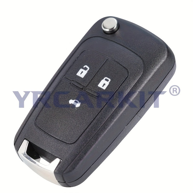 Folding Remote Key Case for Car, 2/3 Buttons, Uncut Blade, Universal