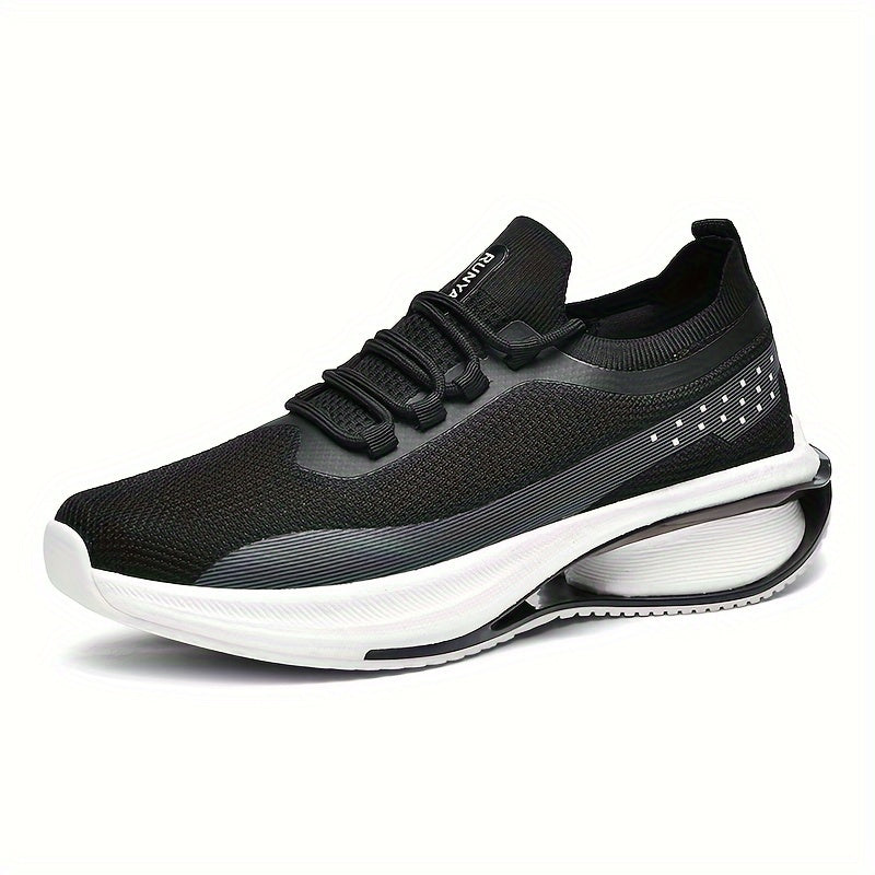 Zapatos de running para hombre transpirables antideslizantes con cordones para entrenamiento al aire libre