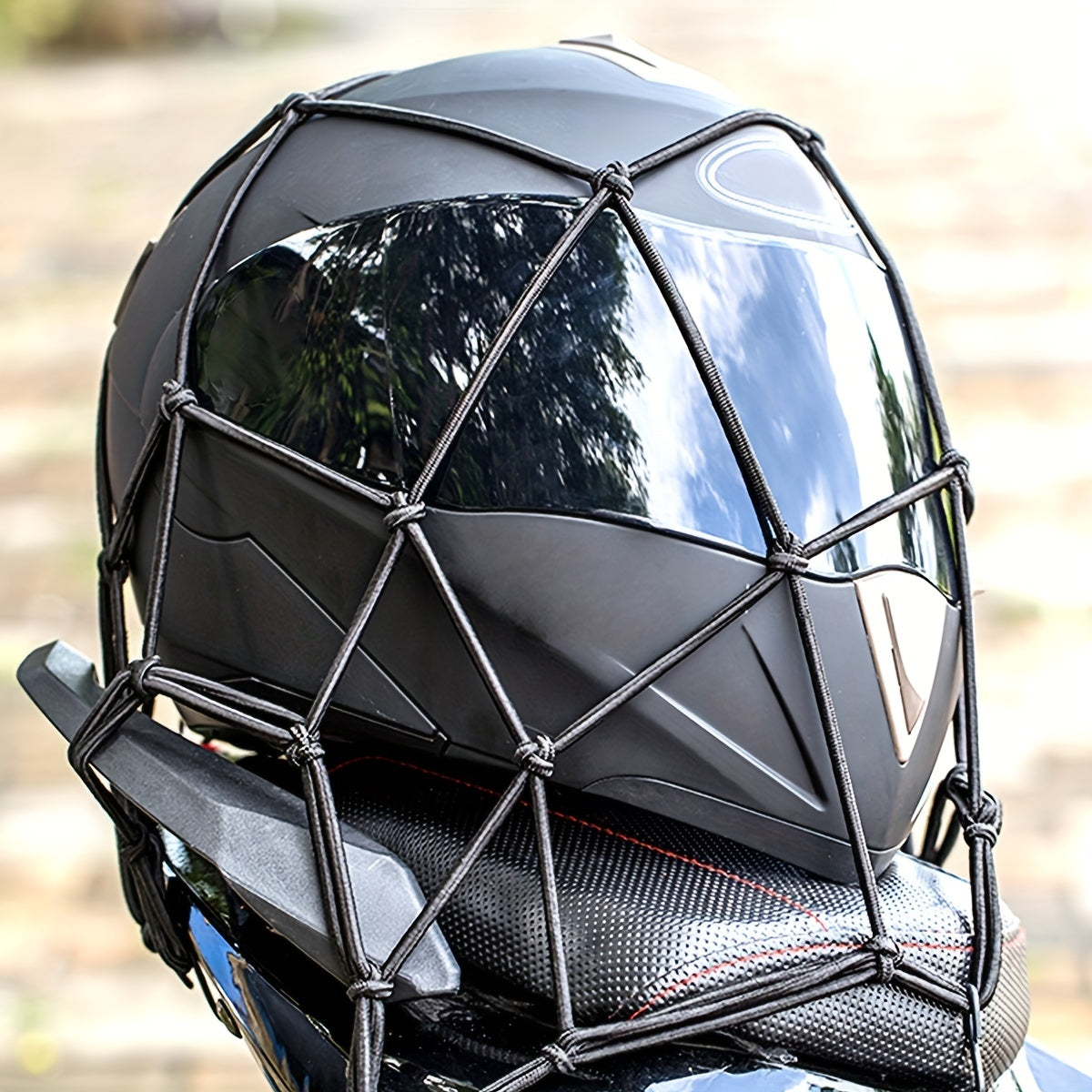 Off-Road Vehicle Cargo Net Elastic Trunk Luggage Rack Protective Net