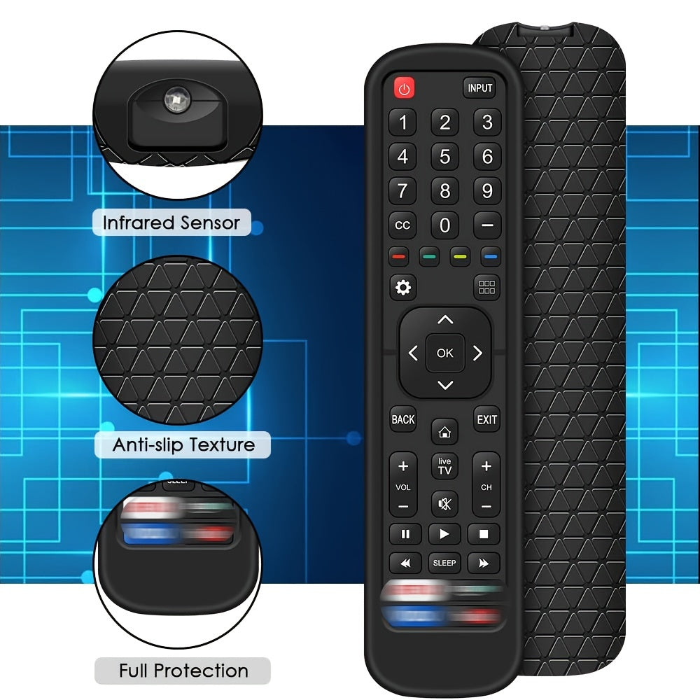 Funda de silicona para control remoto para televisor inteligente, funda antideslizante para Hisense EN2A27