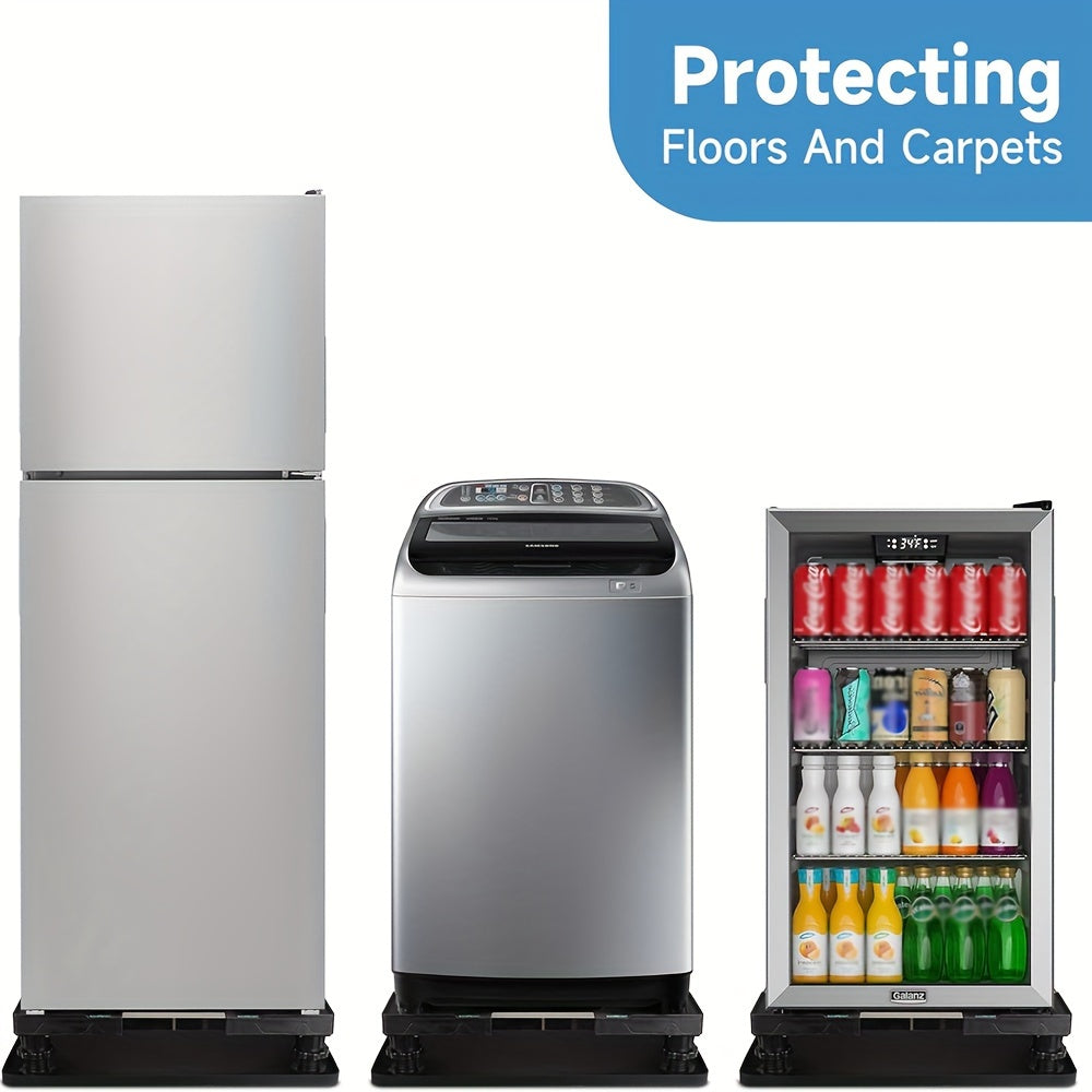 Silicone Refrigerator Mat 58.42x58.42cm Leakproof Floor Protector for Appliances