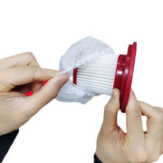 51 ta yuqori samarali bir martalik filtrlar vertikal changyutgichlar uchun premium to'qilmagan matodan tayyorlangan.