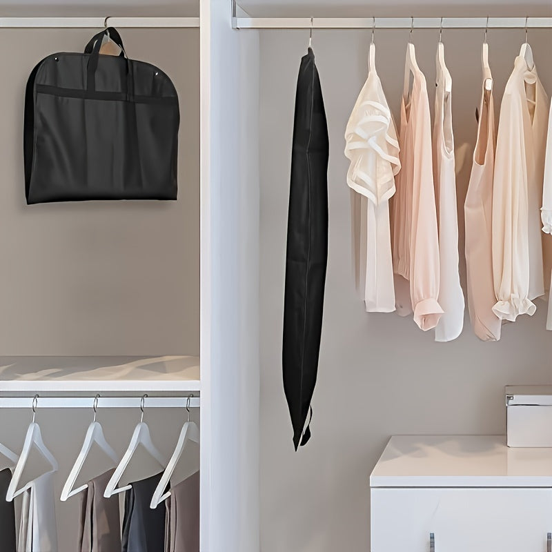 Breathable Garment Bag with Zipper Closure and Handle for Suits Shirts Dresses