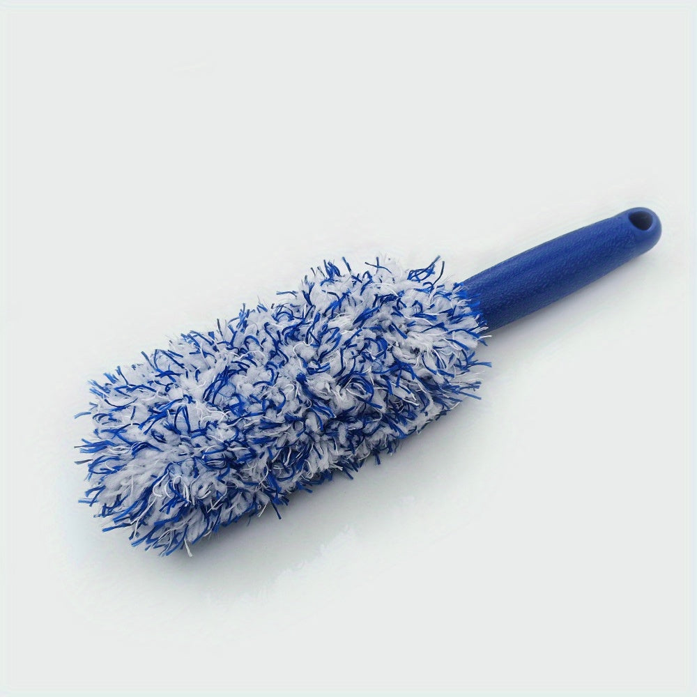 Microfiber Tire Cleaning Brush with Long Handle Car Wash Tool