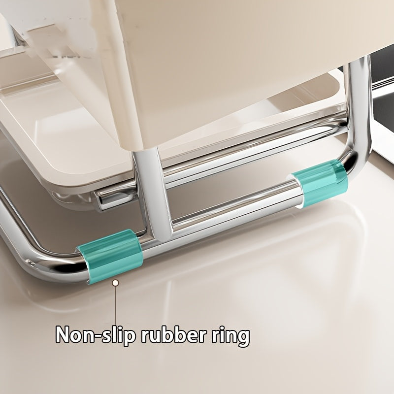 Stainless Steel Knife Block with Water-Draining System and Ventilated Rack