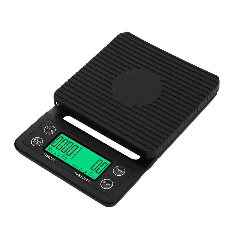 Coffee Scale With Timer LCD Backlight Food Scale Tare Function 6.6lb