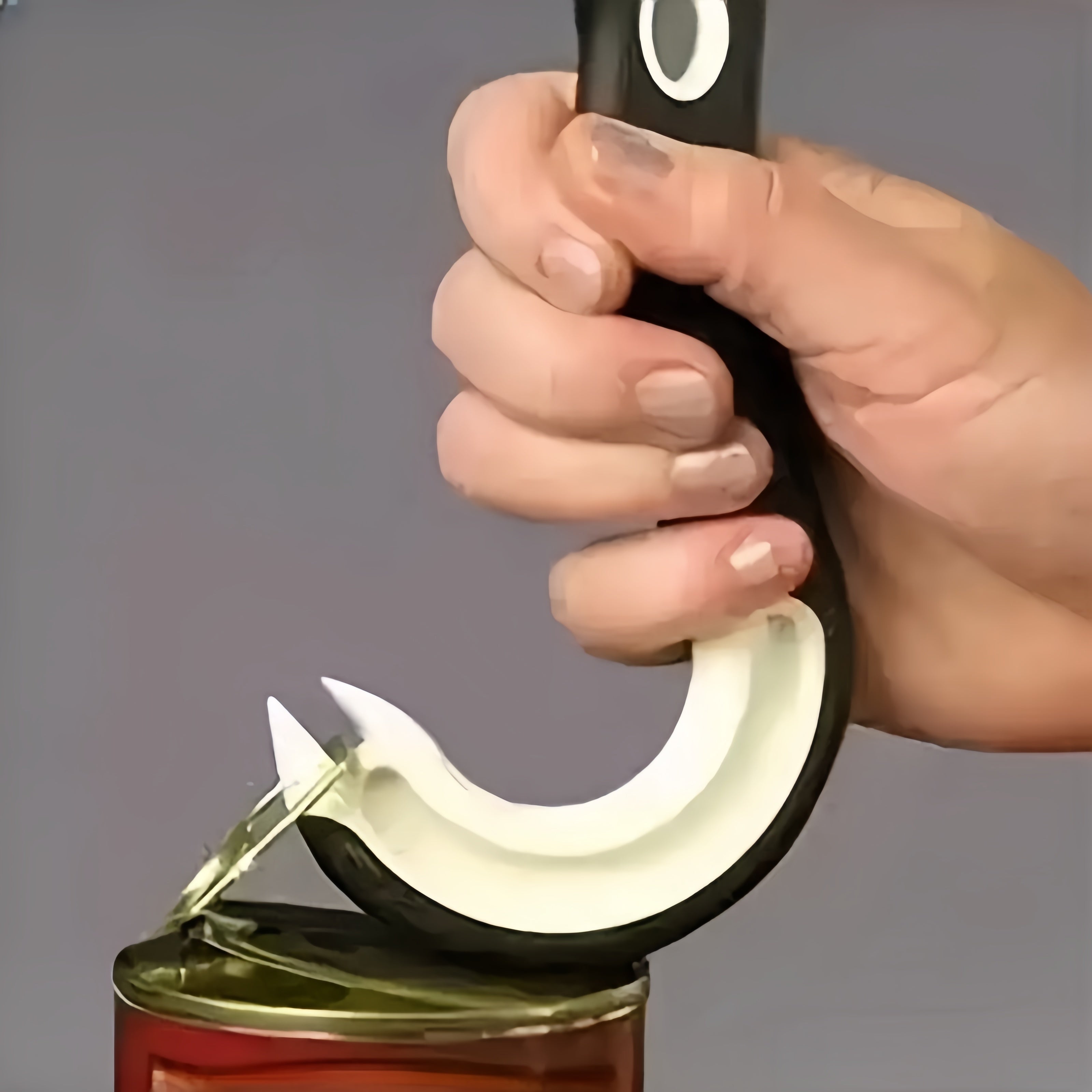 Manual Can Opener with Ergonomic Handle Durable Plastic Kitchen Tool