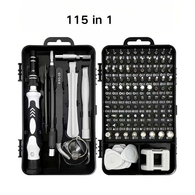 42-in-1 Mobile Phone Repair Tool Kit for iPhone iPad Laptop with Pry Bar Screwdriver Blade