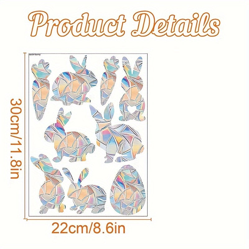 Блестящая радужная призматическая бабочка-ловец солнца - антистатичный декор для окон из ПВХ, наклейка на стекло для предотвращения столкновений дома и в офисе