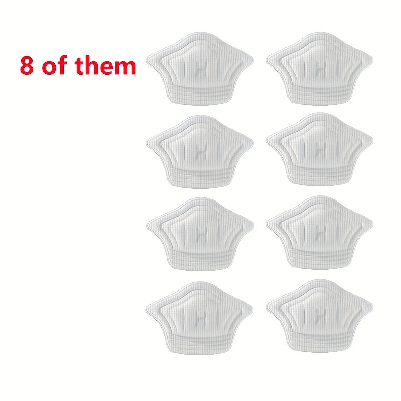 Unisex Heel Inserts Soft Anti-Wear Cushioned Shoe Pads for Sneakers High Heels