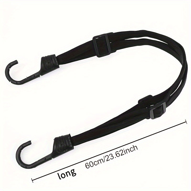 Motorcycle Tie-Down Belt Elastic Rope Heavy Duty Adjustable Strap