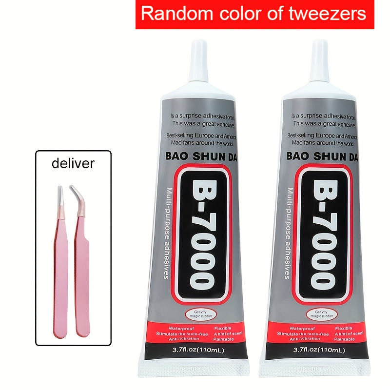 Multi-Purpose Transparent Adhesive Glue for Jewelry and Car Interior