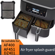 Silicone Air Fryer Splash Guard 1pc Compatible with AF400 AF451 DZ401 Kitchen Accessory