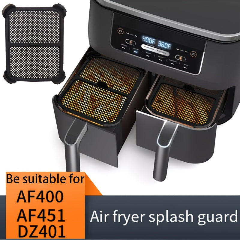 Silicone Air Fryer Splash Guard 1pc Compatible with AF400 AF451 DZ401 Kitchen Accessory