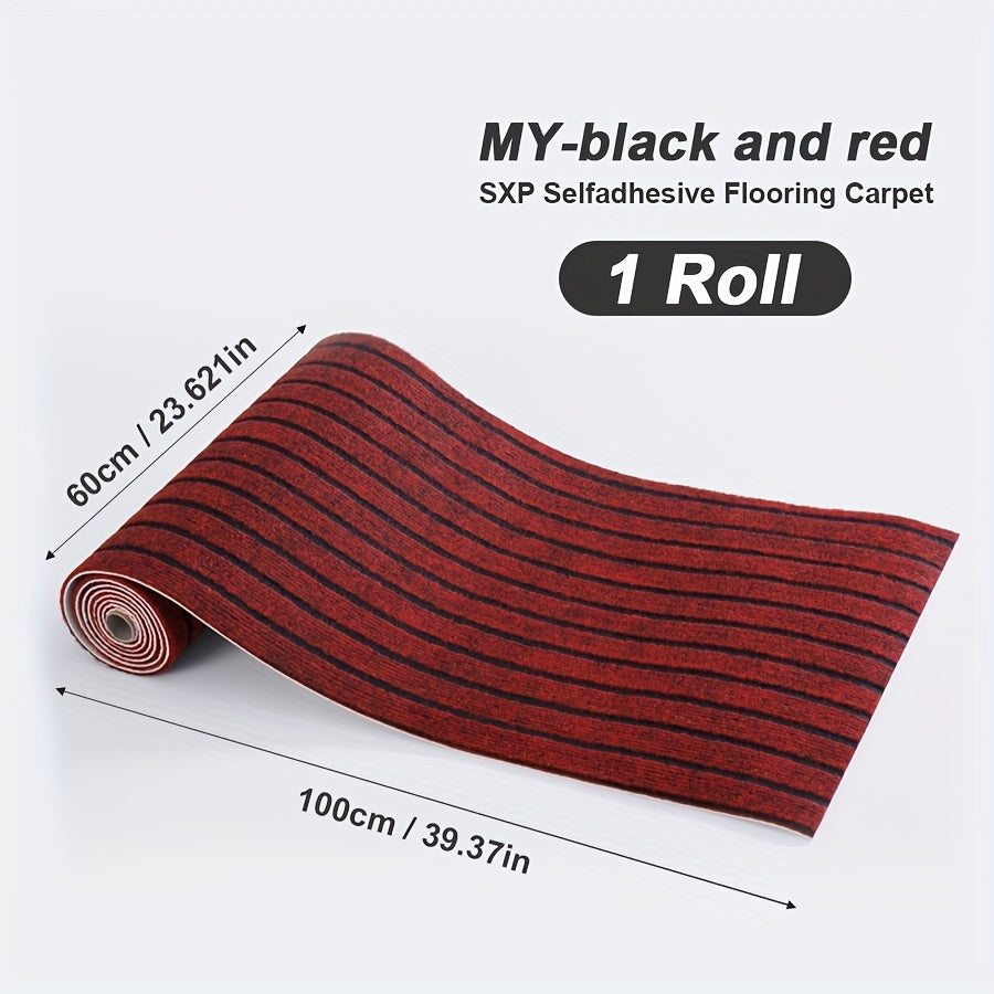 Self-Adhesive Carpet Roll for Bedroom Living Room Bathroom Door Stair Pet Non-Slip Thickened Decorative Mat