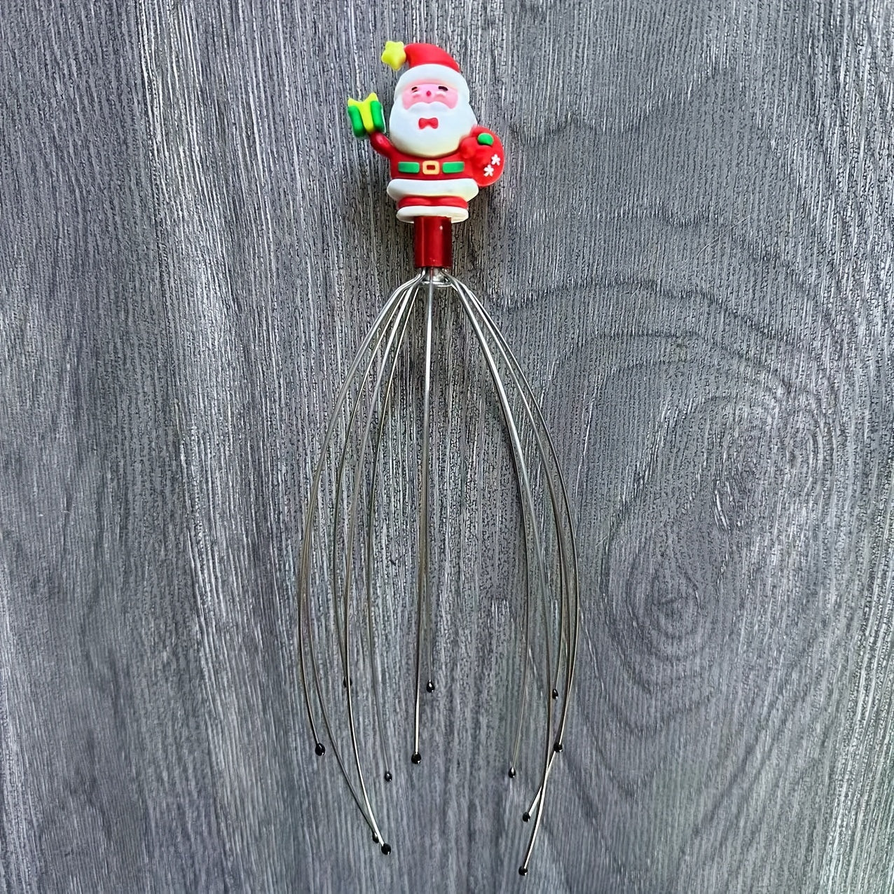 Metal Head Massager Octopus Design Deep Tissue Scalp Massage Tool Portable for Home Travel