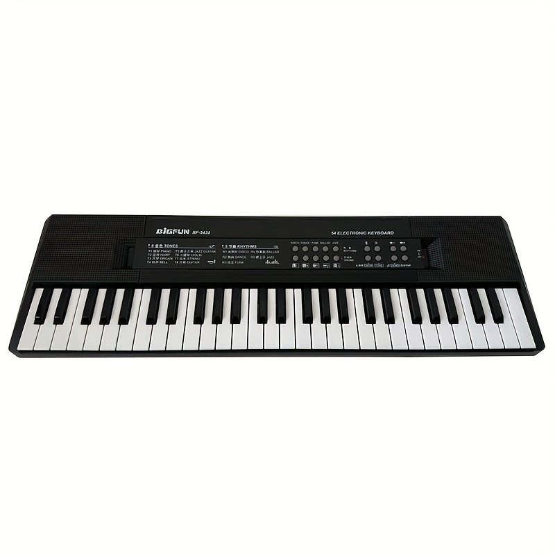 Portable Electronic Piano Keyboard with Microphone for Beginners Ages 14+ Battery Operated Durable Plastic