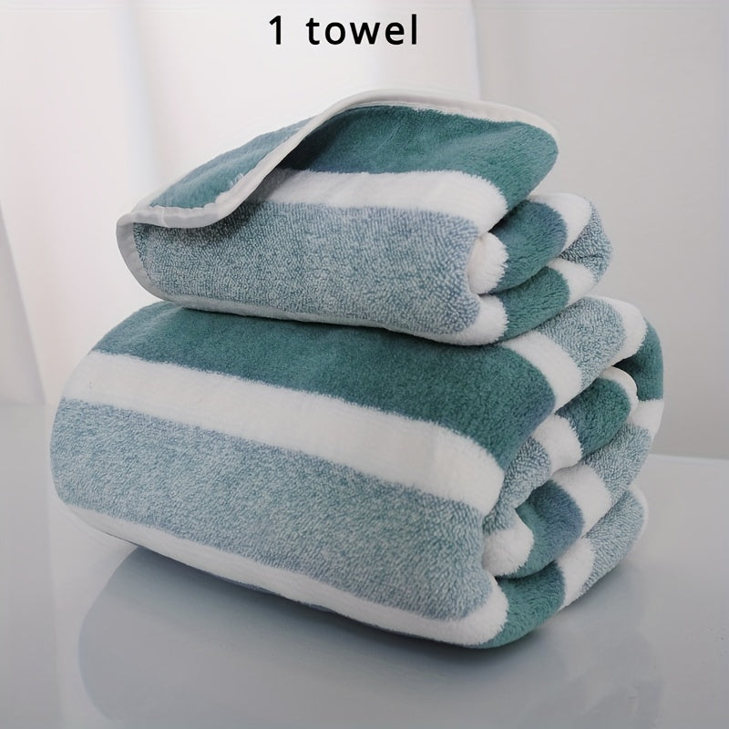 Absorbent Rectangular Towel with Bohemian Braided Stripes and Music Theme for Daily Use