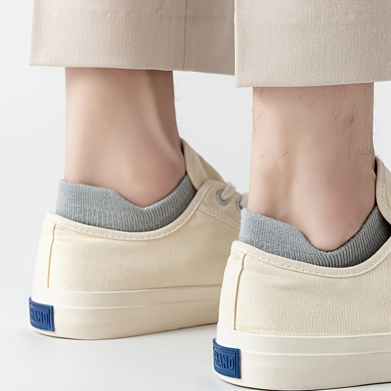 Men's Low-Cut Socks Breathable Anti-Odor Sweat-Absorbing Spring Summer