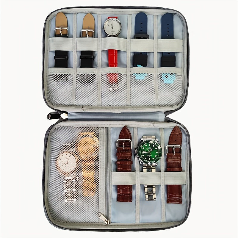 Travel Watch Storage Box for Organizing Straps and Small Accessories