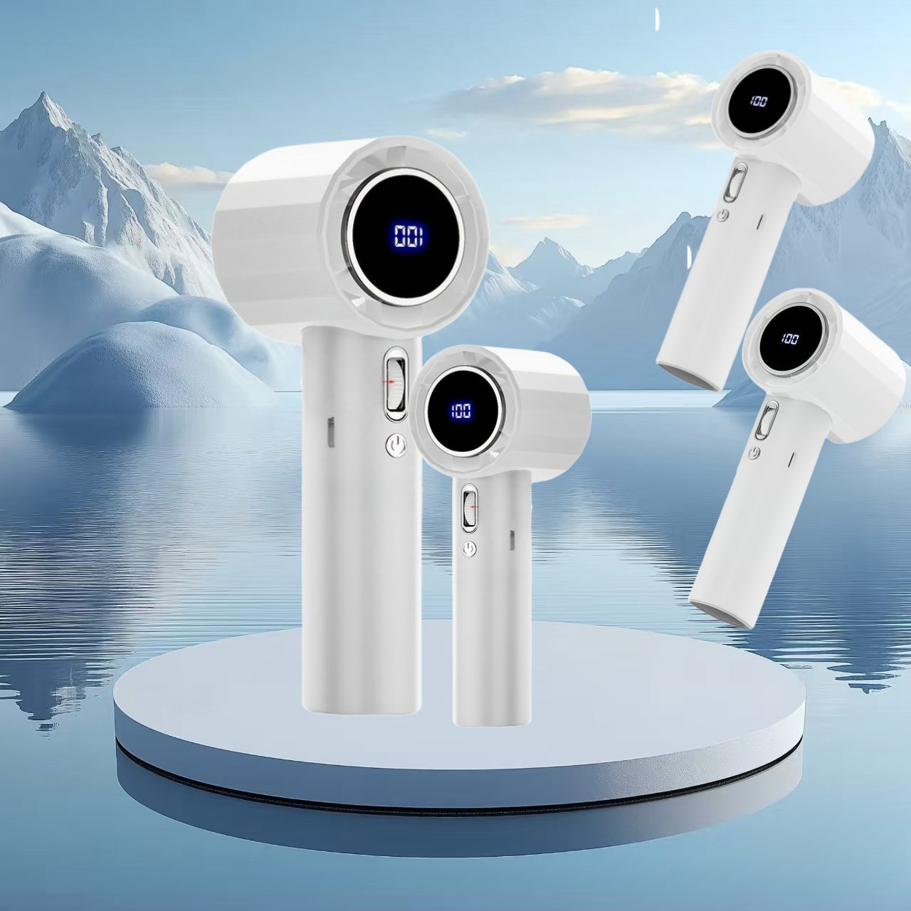 Compact USB Rechargeable RV Fan with Strong Airflow Low Noise Portable Summer Travel