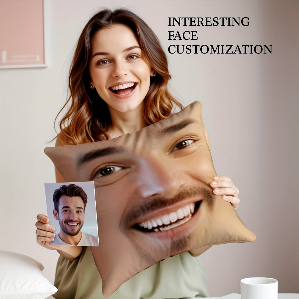 Multicolor Polyester Cushion Cover with Photo Printing for Sofa Bed Decor