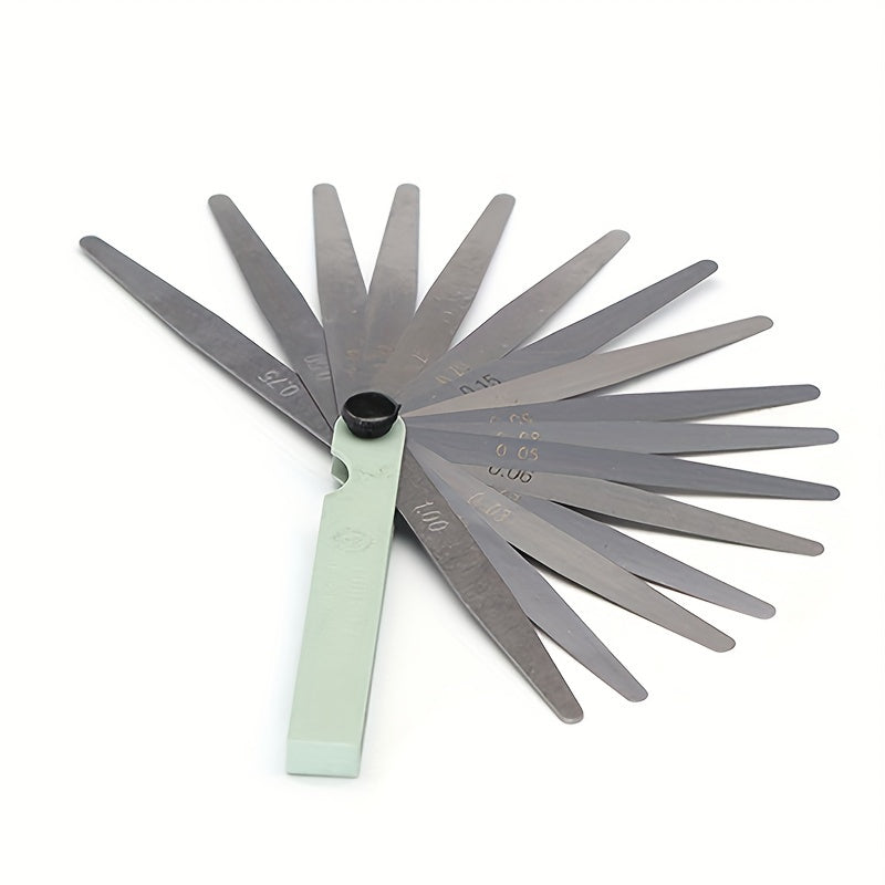 Feeler Gauge 0.02-1.00mm 17 Blades Measure Gap Width Steel