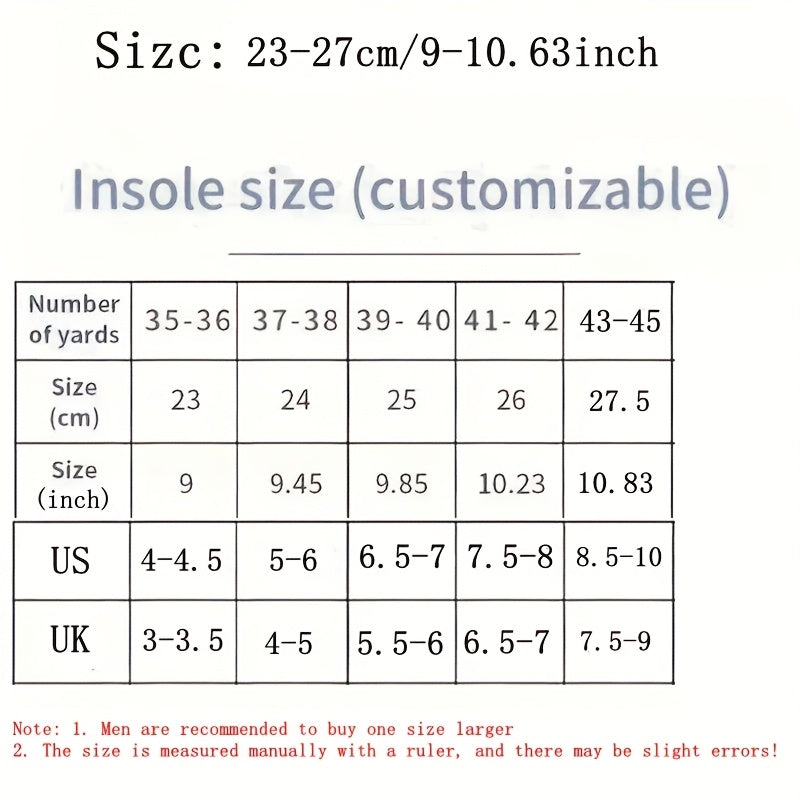 Unisex nafas oladigan yumshoq yostiqli ichki oyoq kiyimlari, sneakers va poyabzal uchun, bej, o'lchamlar 35-45