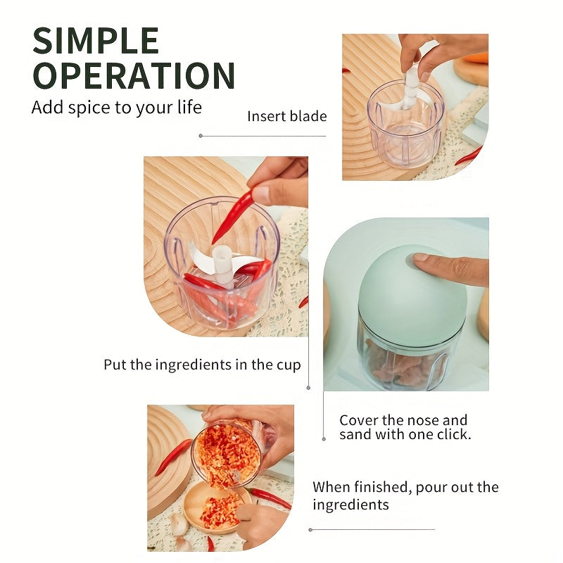 Wireless Mini Food Blender USB Rechargeable 500mAh 1000rpm Compact Mixing