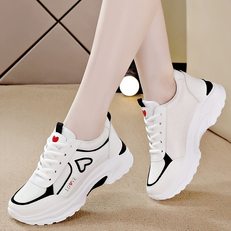 Women's Breathable Slip-Resistant Casual Sneakers Low Top Fabric Spring Autumn