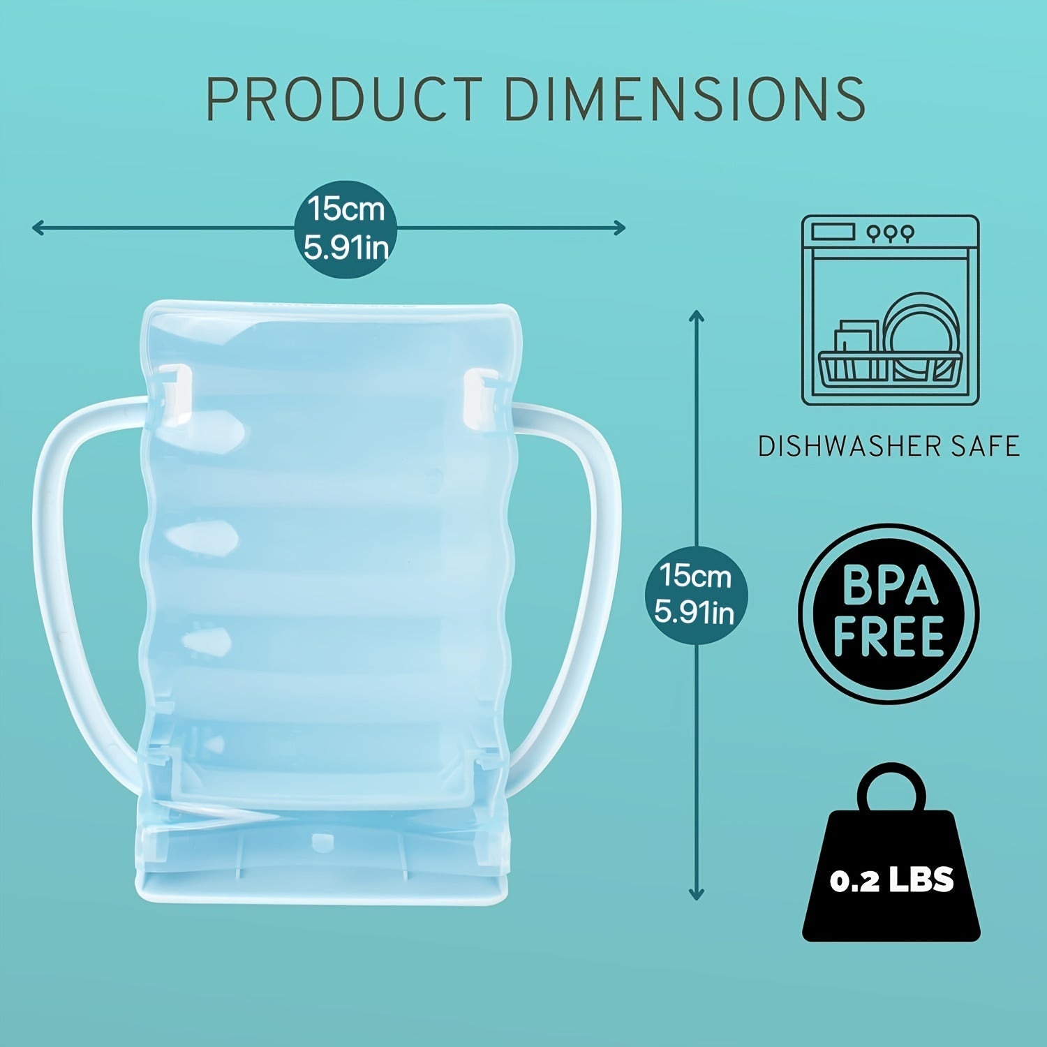 Baby Bag Holder Set with Leak-Proof Food and Drink Organizer, Reusable, Dishwasher Safe