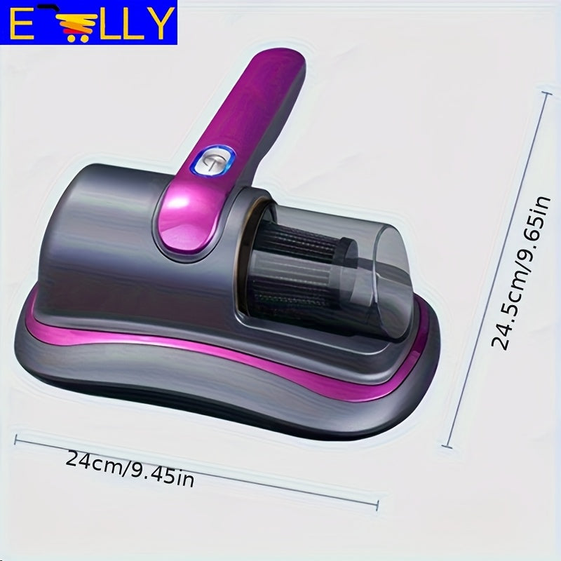 1 dona qo'l bilan ishlatiladigan yotoq vakuum tozalagich, qayta zaryadlanadigan batareya, yuqori so'rish quvvati va past shovqin. Chuqur tozalash uchun yuviladigan filtr. Yotoqlar, divanlar, uy hayvonlari sochlari va gilamlar uchun ideal.