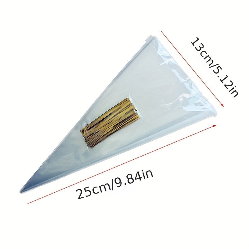 Candy and Popcorn Packaging Bags Set of 50 for Weddings and Parties