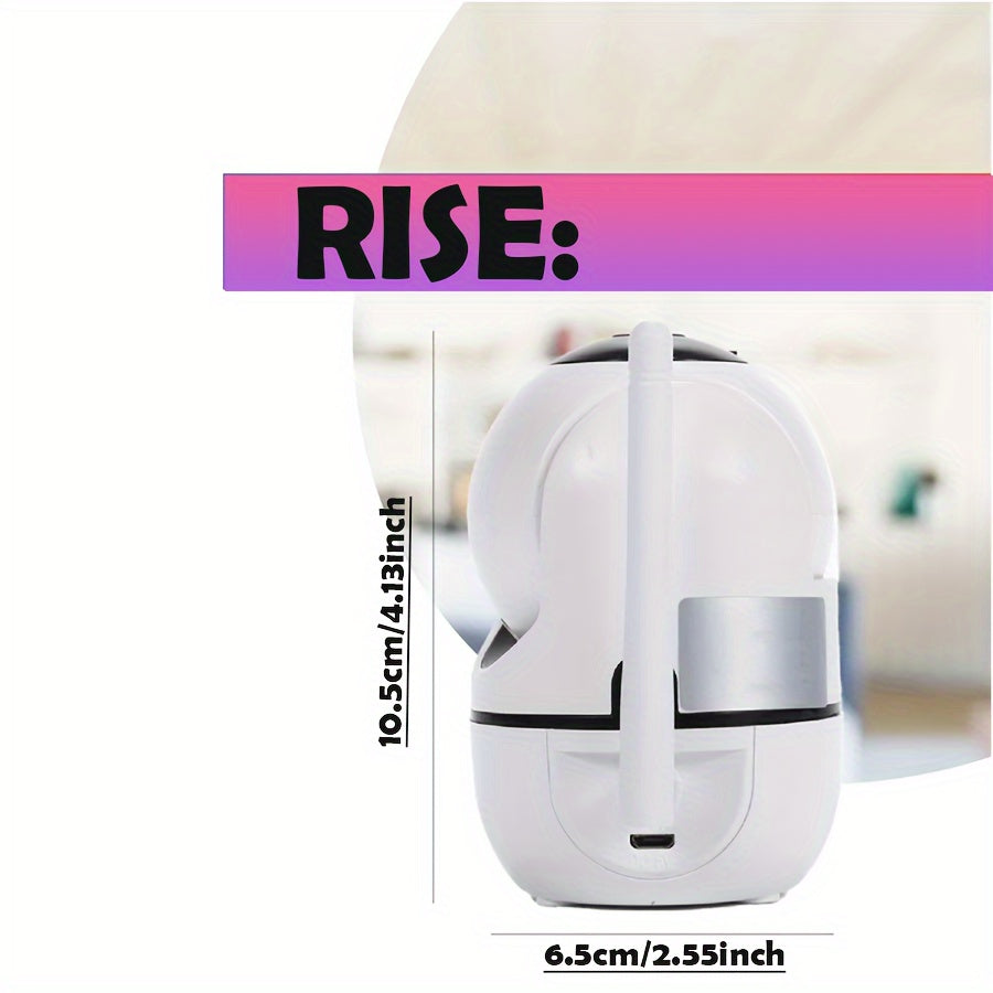 Smart WiFi Security Camera with 2-Way Audio Night Vision Pet Monitoring 1080p