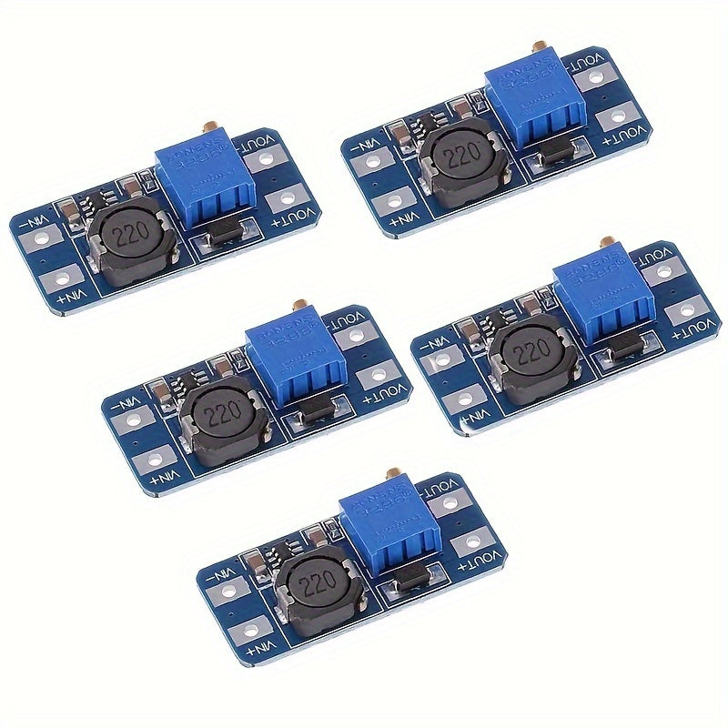 2/4pcs DC-DC Step-Up Boost Converter Power Supply Module 2V-24V to 5V-28V 2A