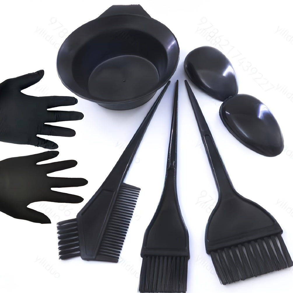 8pcs Hair Dye and Perm Kit Professional Salon Quality Fragrance-Free for All Hair Types