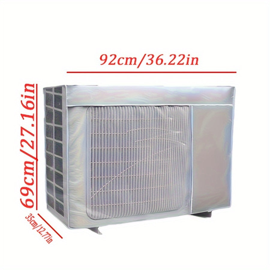 Outdoor Air Conditioner Cover Waterproof UV-Resistant Oxford Cloth Durable Mesh