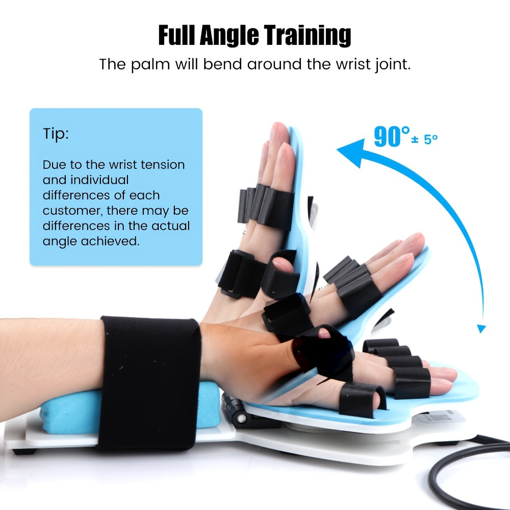 Moslashuvchan qo‘l bilak tayyorlash uchun reabilitatsiya uchun havo to‘p qo‘lda barmoq egilishi qurilmasi