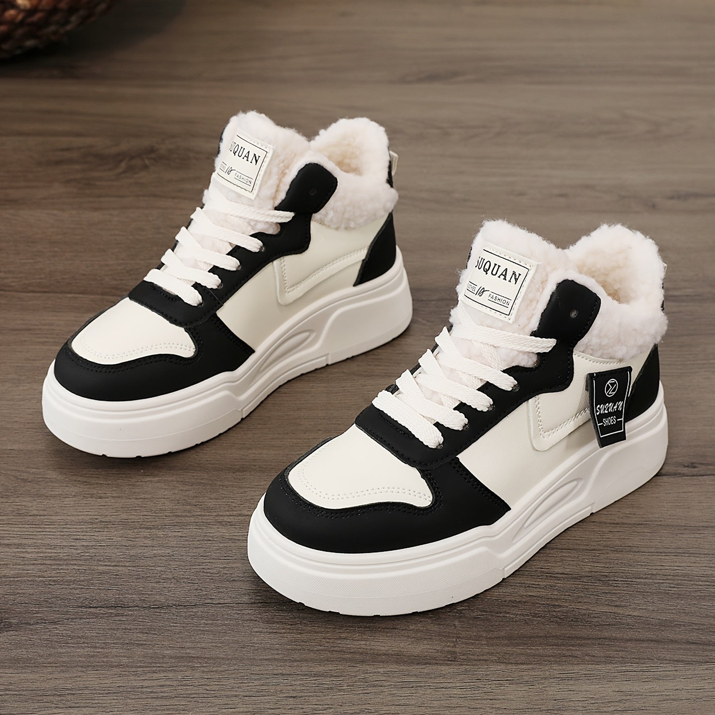 Women's Winter Plush Lined Ankle Boots Thickened Snow Boots